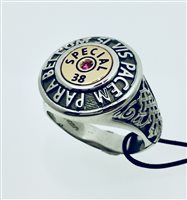 Anello Zancan Uomo in Argento Rubino EXA123-14 - EXA123-14